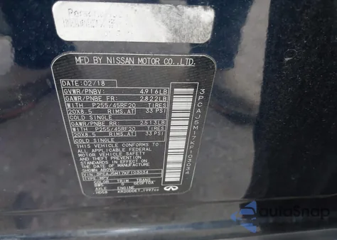 2019 Infiniti Qx50 Essential from USA, damaged, VIN 3PCAJ5M17KF103034